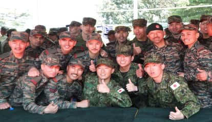 India-Japan joint military exercise Dharma Guardian begins in Chaubatia