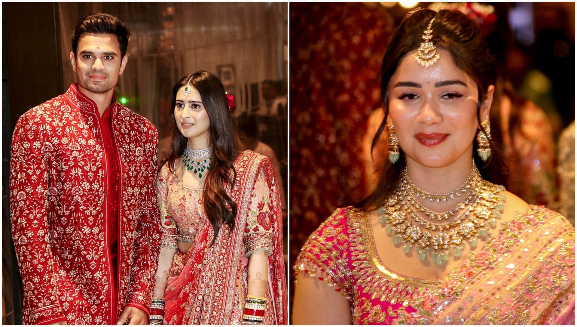 Arjun Tendulkar–Saaniya Chandok Wedding Photos: Couple Ties Knot, First Picture and video After Marriage,Watch