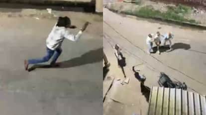 miscreants entered the house and attacked beating the victims with sticks in Shahjahanpur