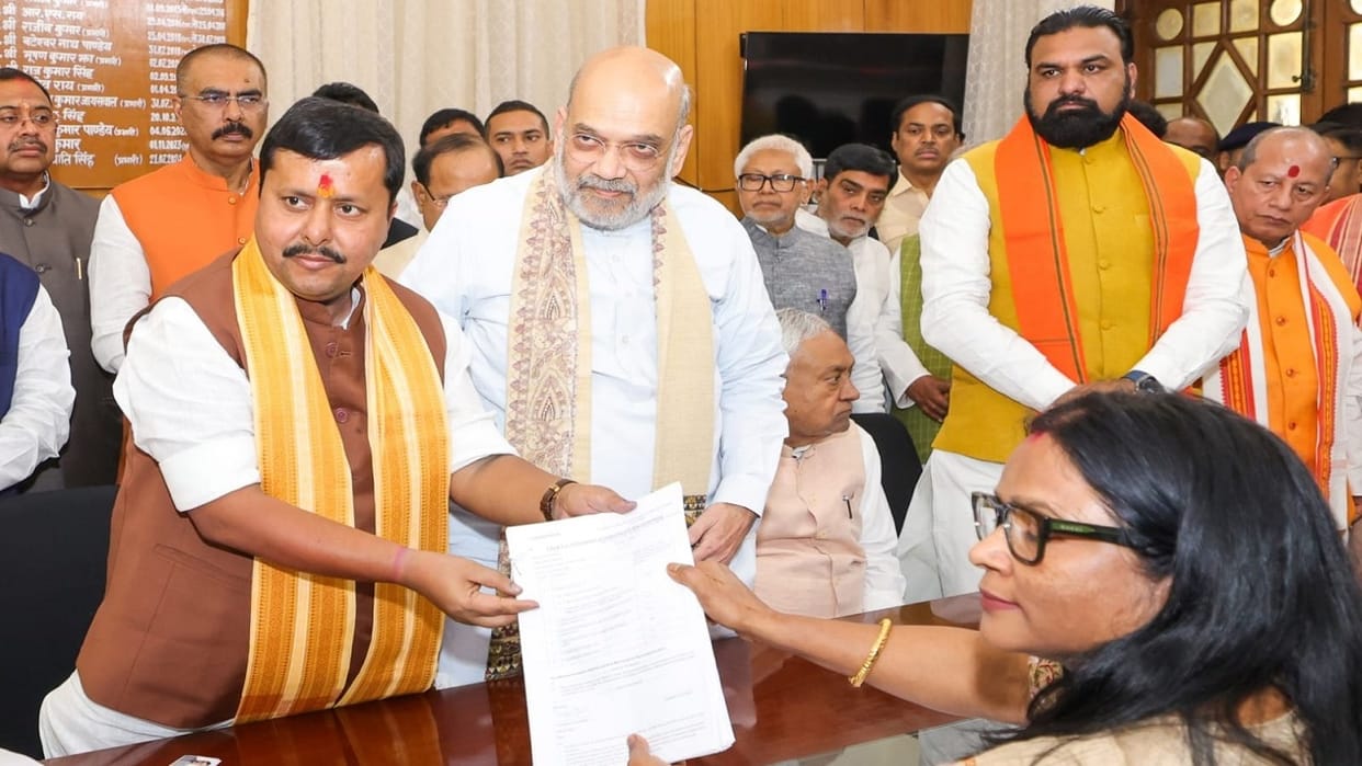 Rajya Sabha Election: BJP President Nitin Naveen gave statement after nomination: Bankipur Assembly