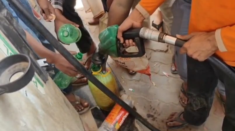 Rumors of Iran-Israel war in Nuh rush at petrol pumps for fuel