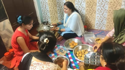 There is an increased demand for home-made gujiyas and cookies in the city.