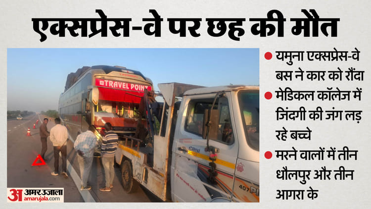 यूपी में 6 की मौत: भाई के बच्चों का सहारा बने विजय, अब अपने बच्चों को अनाथ छोड़ गए; मां-बाप की गोद ने बचाई जान