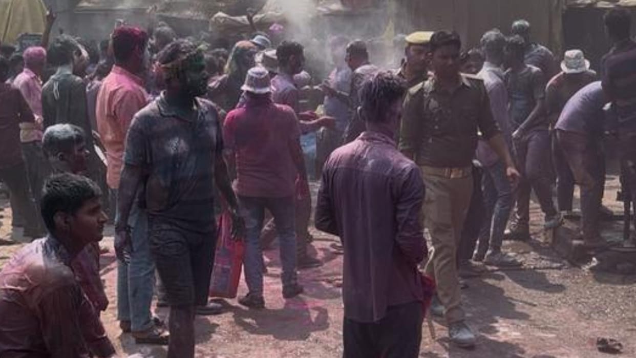 Accused of throwing acid during Holi celebrations six people suffered burns one seriously injured