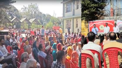 employees and pensioners of the hpseb board protested against the replacement of electricity meters, know the