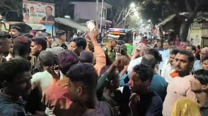 Unnao young man was abused over gambling police and villagers clashed riot followed with heavy stone pelting