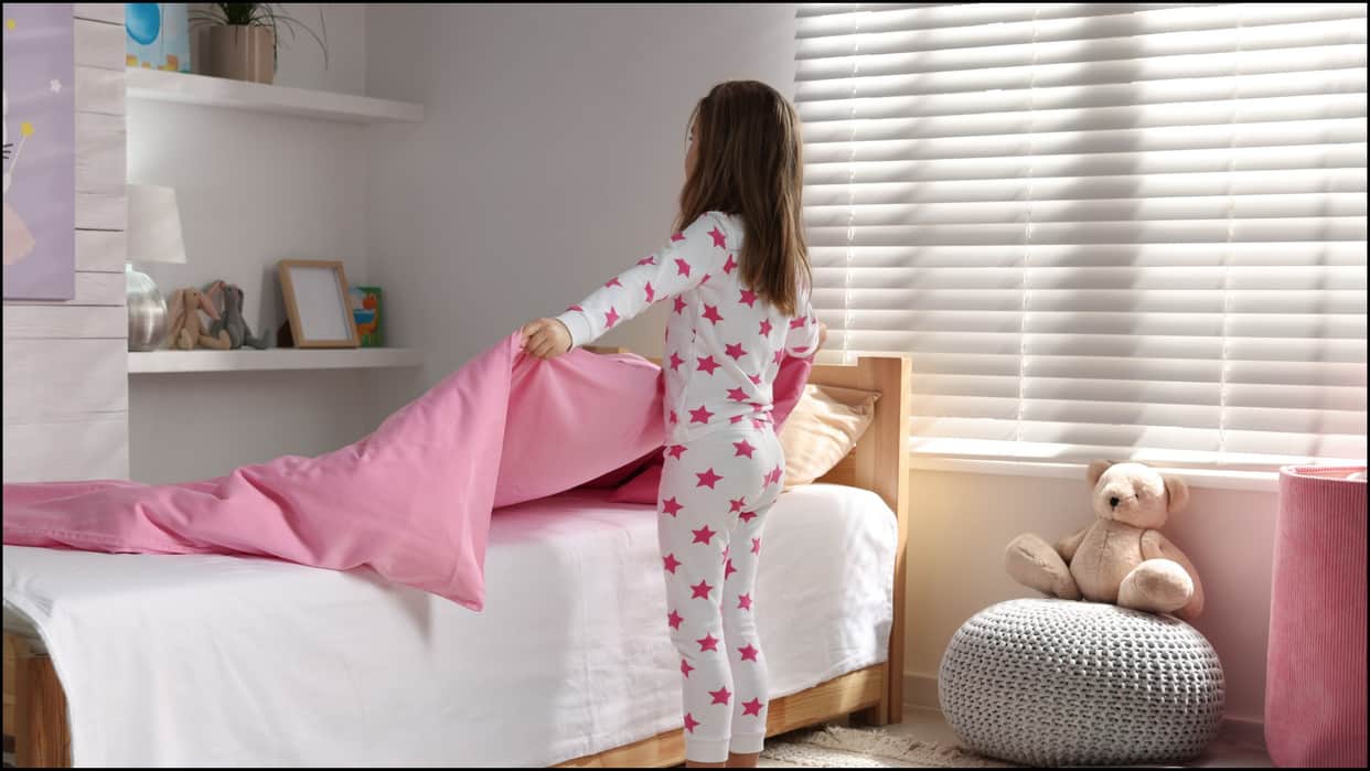 Bed Making Habit For Kids Morning Discipline In Hindi