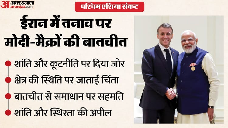 West Asia Crisis: पीएम मोदी ने फ्रांस के राष्ट्रपति मैक्रों से की बात, पश्चिम एशिया में तनाव पर की चर्चा