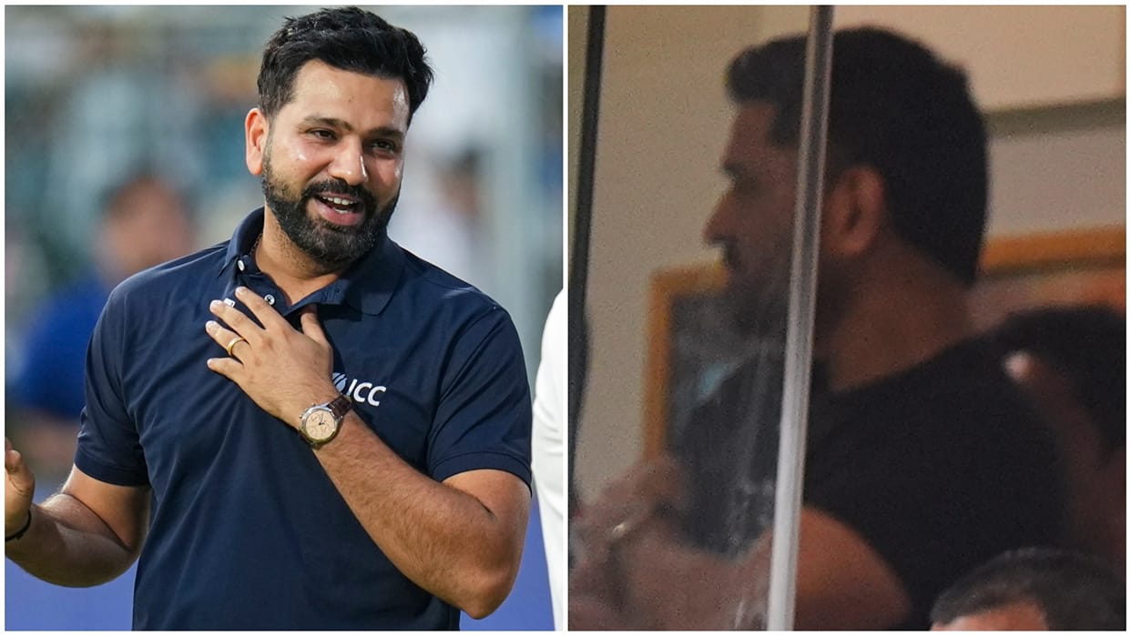 IND vs ENG: MS Dhoni in Wankhede stadium for semifinal match of t20 world cup 2026 see pics
