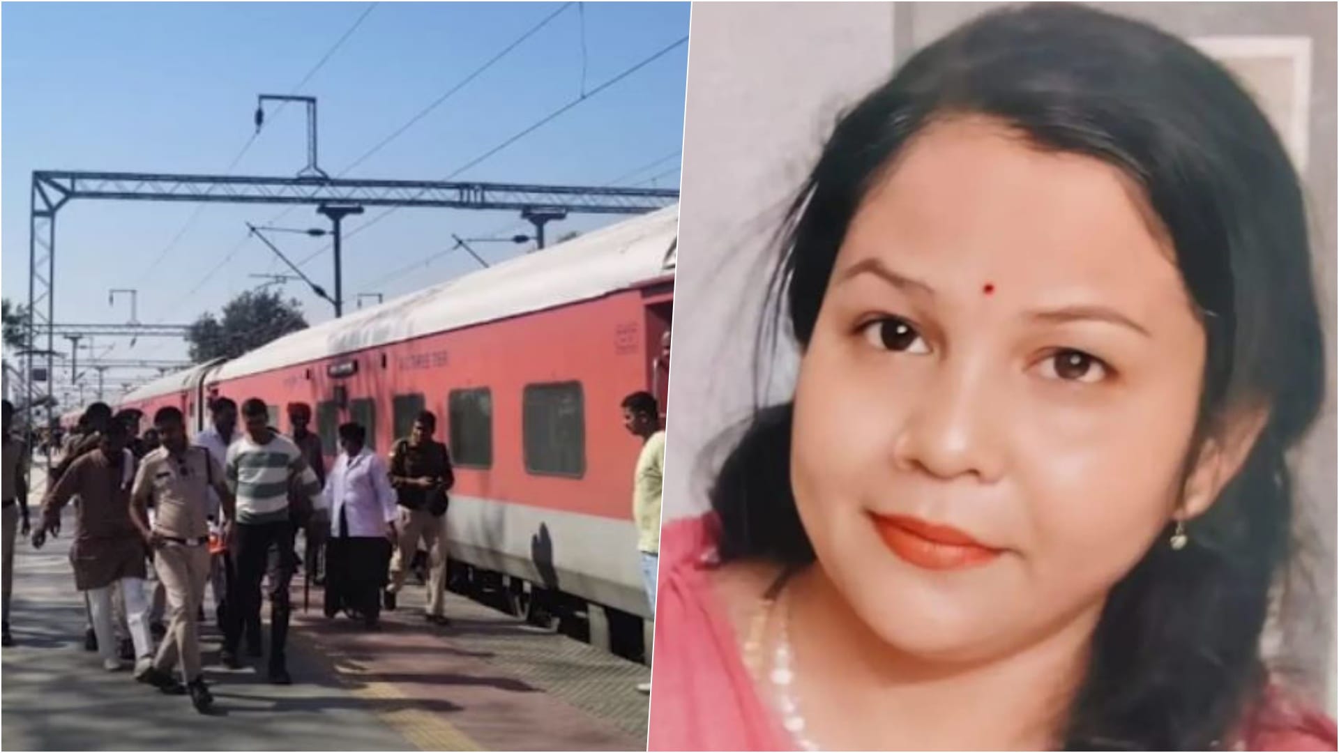 ट्रेन के टॉयलेट में मिला एडीजे की पत्नी का शव