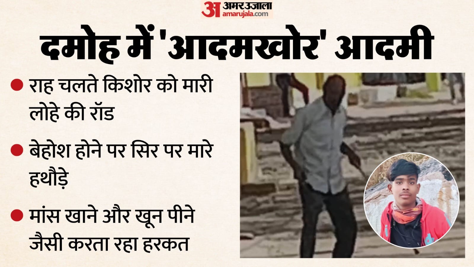 दमोह में नाबालिग की हत्या