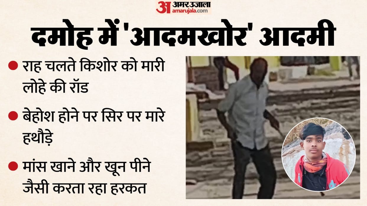 A minor was brutally murdered in Damoh, suffering multiple blows to the head with a hammer.
