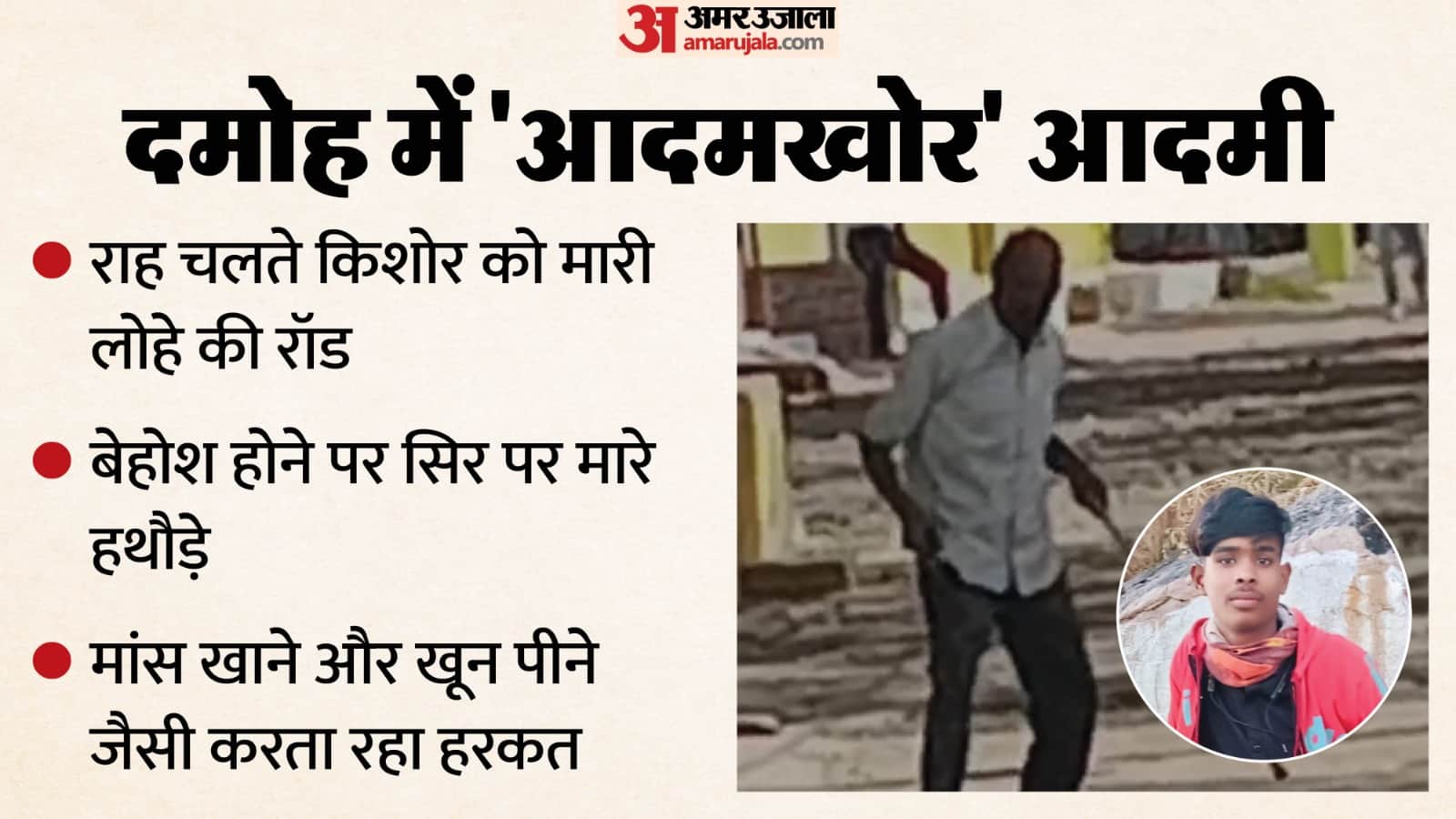 दमोह में नाबालिग की हत्या