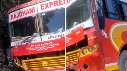 Himachal News New Prem bus going from Shimla to Chidgaon met with an accident