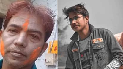 truck crushed father and only son on highway in Balrampur mother cried out upon hearing news