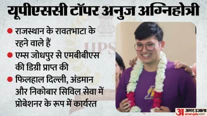 Who is Anuj Agnihotri UPSC Topper 2025; A AIIMS Jodhpur MBBS students shines nation wide