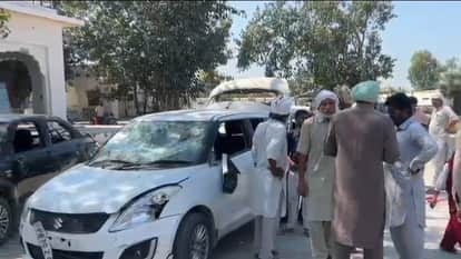 Firing and clash between two groups over management committee at Gurdwara Baba Bhundar Sahib