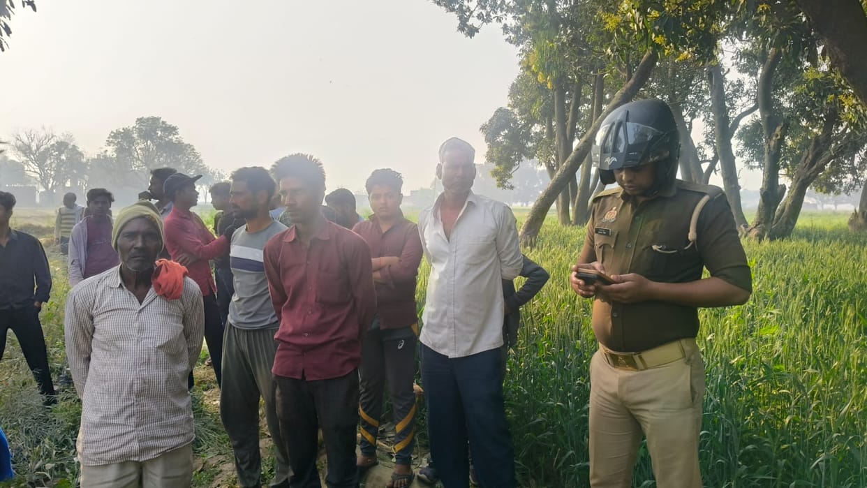 Kannauj young mans body was found hanging from tree he was found hanging from a towel police are investigating