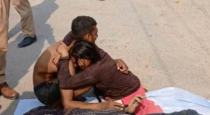 Kanpur Middle aged man dies after falling into drain family searches overnight body found near petrol pump