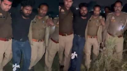 Half encounter of accused who shot two brothers in Sultanpur