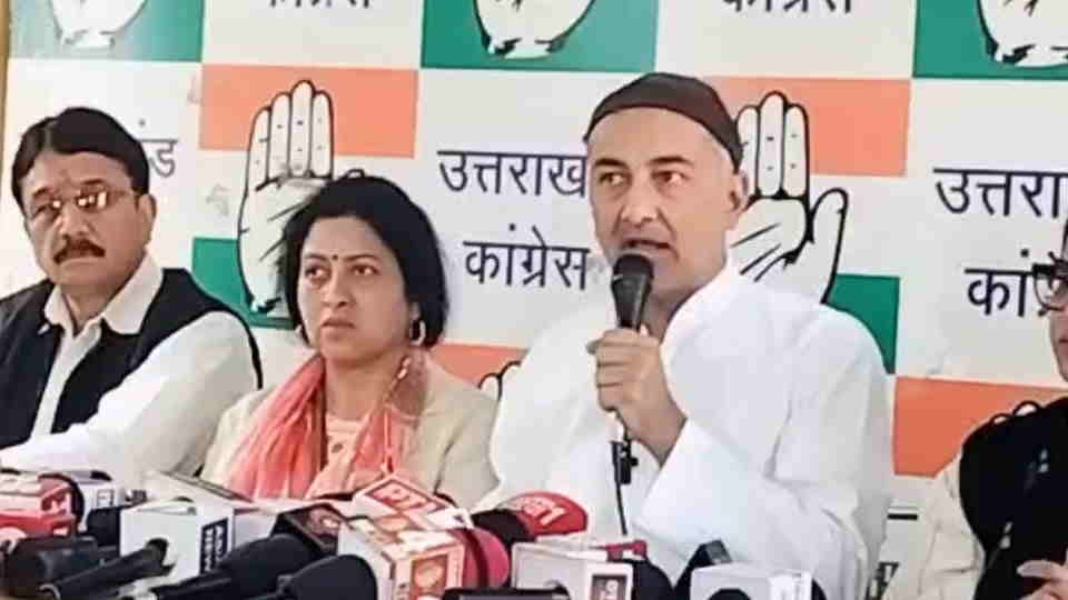 Uttarakhand MLA Qazi Nizamuddin questioned Economic Survey data In Press Conference