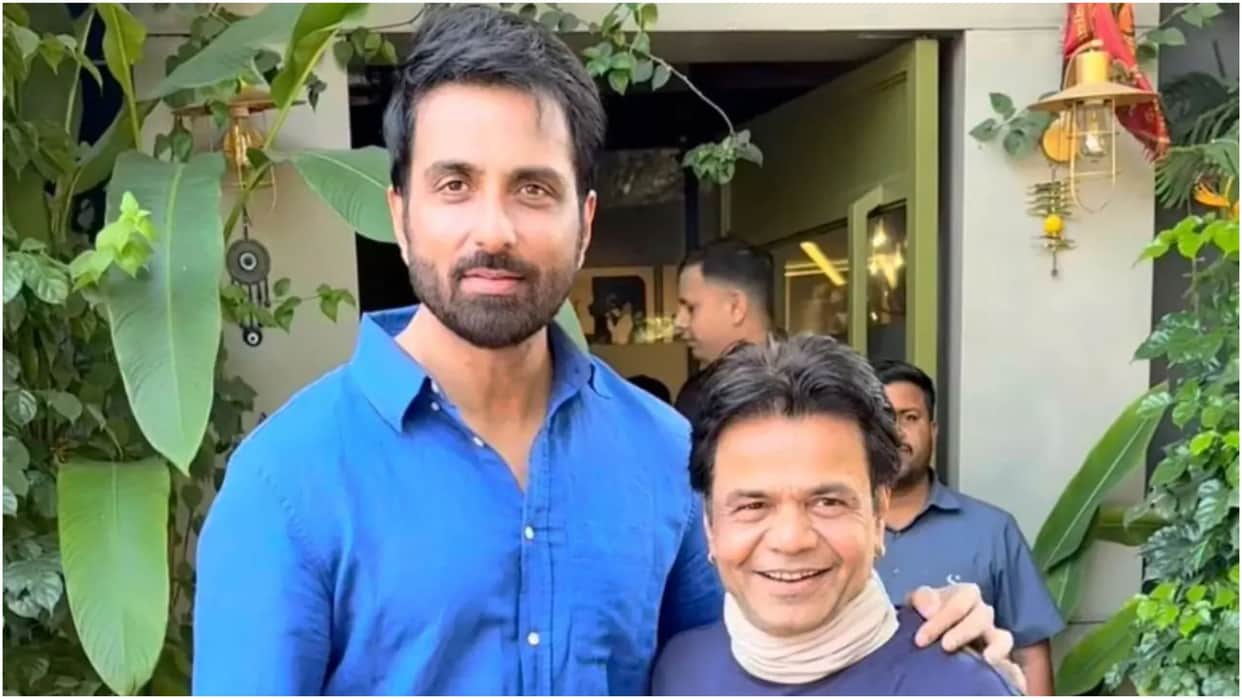Rajpal Yadav Meet With Sonu Sood And Hugged Him After Commenting On His Offer After Coming Back From Jail