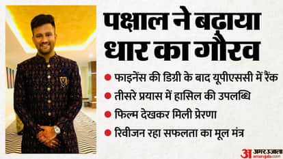 Dhar's Pakshal secretary secures 8th rank in UPSC result