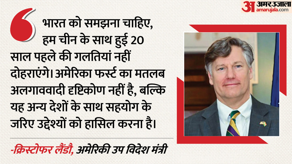 US Official reveals America First policy says Will Not Repeat China Mistake With India