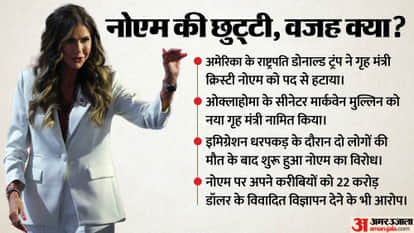 Donald Trump Kristi Noem fired DHS Secretary Markwayne Mullin US Politics World