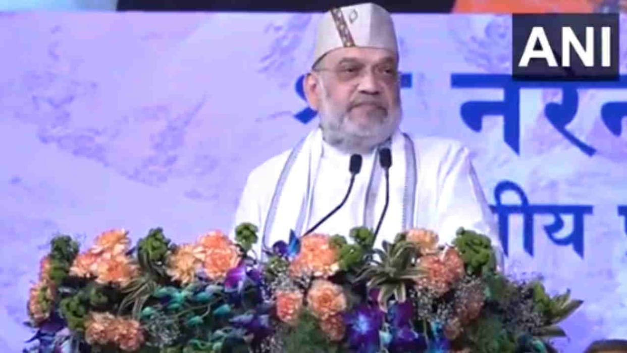Amit Shah Haridwar visit today Uttarakhand government four years Inauguration foundation stone laying projects