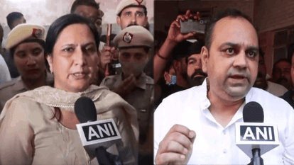 Uttam Nagar Murder Case BJP MP Kamaljeet Sehrawat Minister Pankaj Singh Meet Victim Tarun family