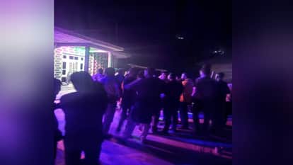 mob torched the accused's scooter after he allegedly dushkarm with a five-year old girl; the incident occurred