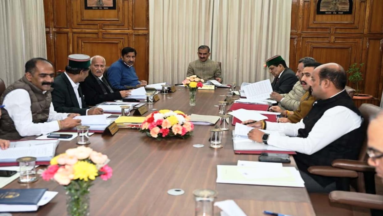 HP Cabinet Decisions: Panchayat election roster, part time water carriers will be regularized, shimla chandiga