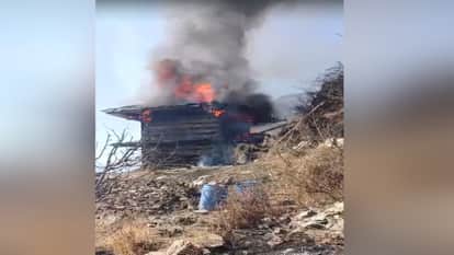 Two houses in Jarwala, Banjar and Homete, Kinnaur were reduced to ashes, with one partially damaged.