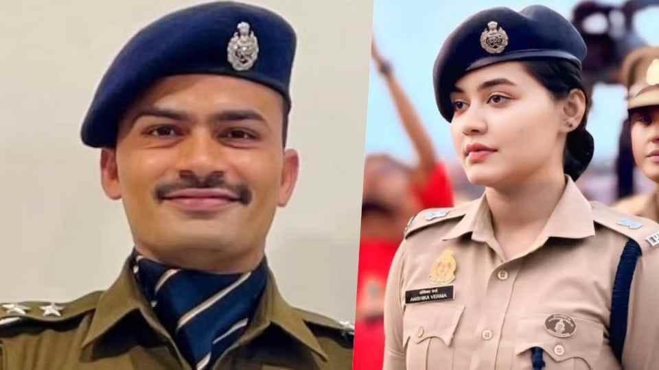 IPS couple dominates social media: Bishnoi and Anshika wedding card and photos go viral
