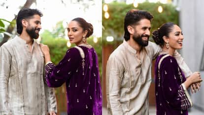 Naga Chaitanya And Sobhita Dhulipala Visited Lord Jagannath The Couple Was Seen In Traditional Attire