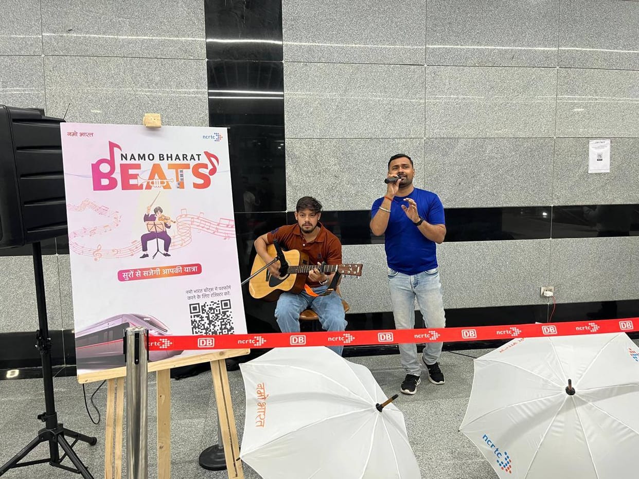 Live Music Event ‘Namo Bharat Beats’ Begins at Begumpul Namo Bharat Station in Meerut