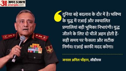 AI to play major role in tomorrow’s warfare: CDS Anil Chauhan at Raisina Dialogue