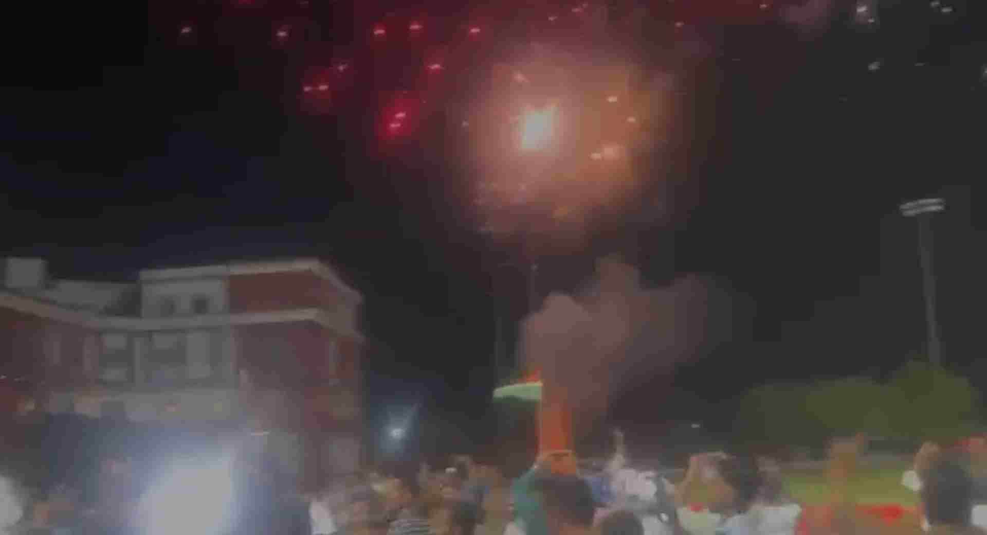 आरसीए में आतिशबाजी, नेताओं और खेल प्रेमियों ने मनाई ऐतिहासिक जीत