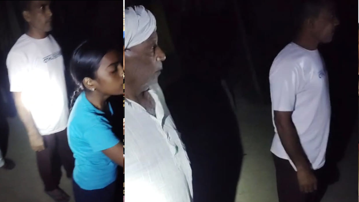 Police went to arrest a molested accused in Basti, but family members surrounded him and an altercation ensued
