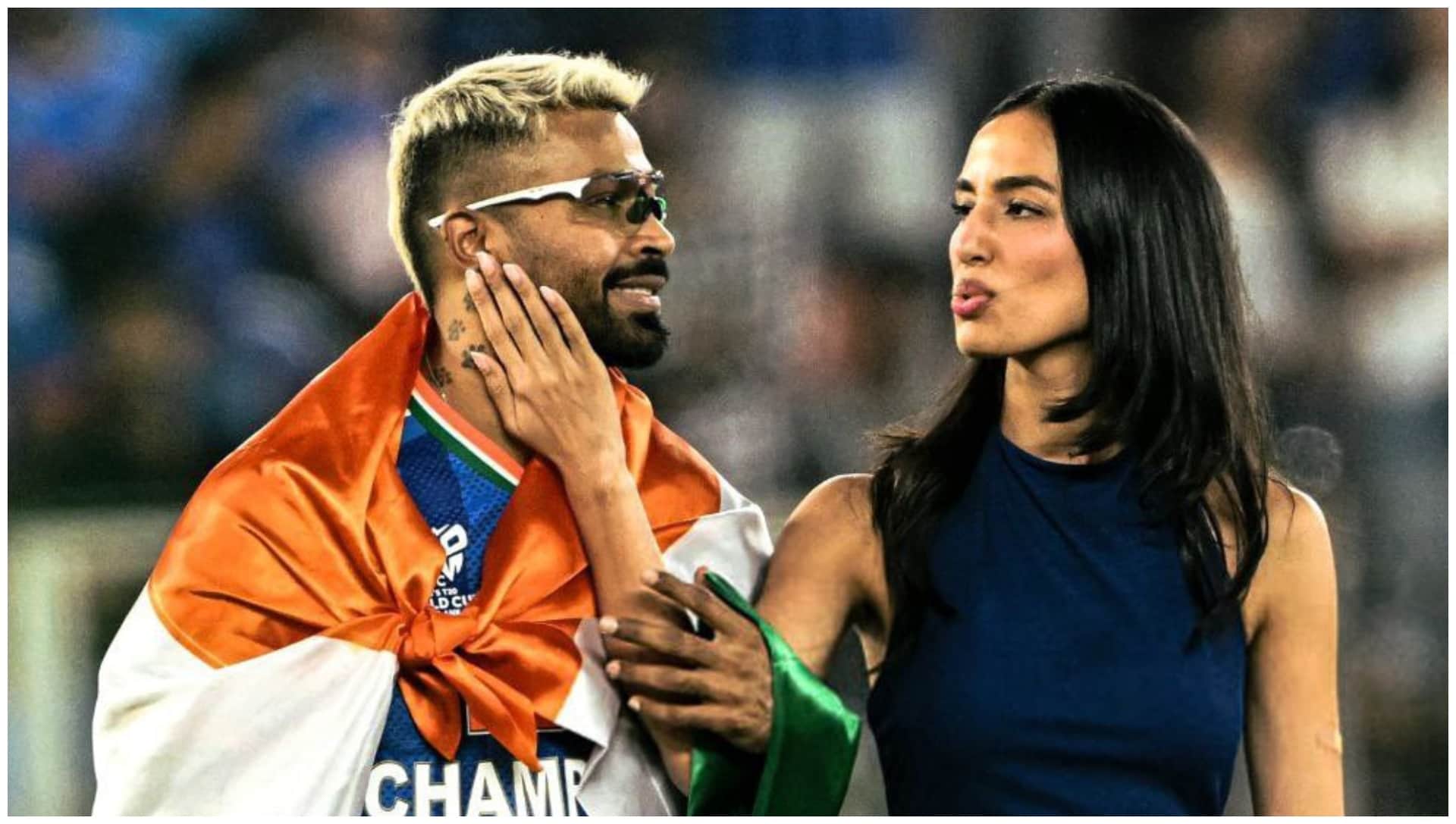 T20 World Cup 2025 Final IND vs NZ: Mahieka Sharma Kissed Hardik Pandya Statement Watch Video