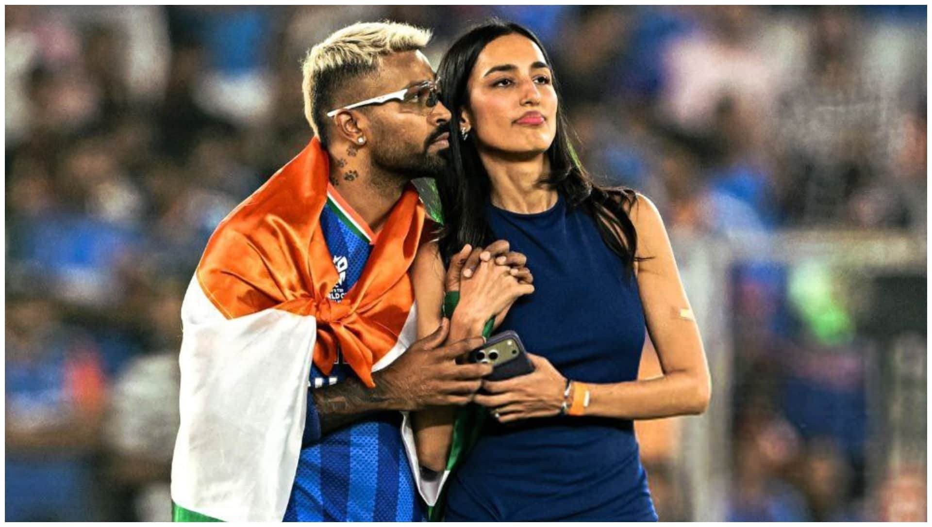 T20 World Cup 2025 Final IND vs NZ: Mahieka Sharma Kissed Hardik Pandya Statement Watch Video
