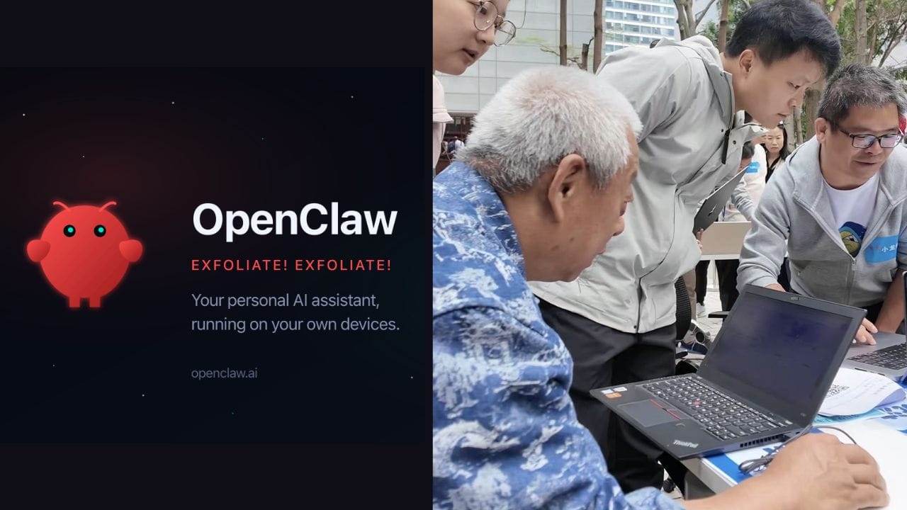 china openclaw ai trend senior citizens learning open source ai tool