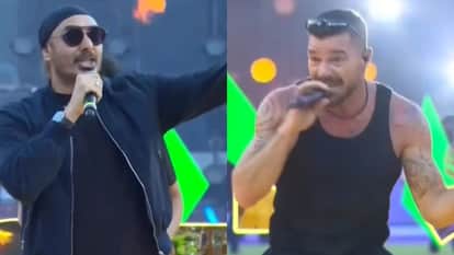 Punjabi Singer Sukhbir Perform In T20 World Cup And Ricky Martin Grooving To Song Ishq Tera Tadpave