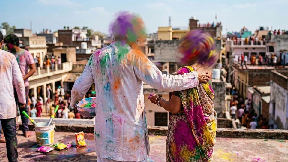 neighbours pushed woman and her father-in-law from rooftop for trying to stop them from creating ruckus