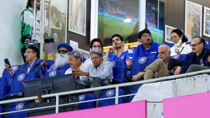 IND vs NZ Final T20 World Cup 2026 Photos Celebs at Narendra Modi Stadium MS Dhoni Rohit Sharma Jay Shah