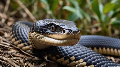 Forest department employees rescued an 18 foot long king cobra shocking video goes viral