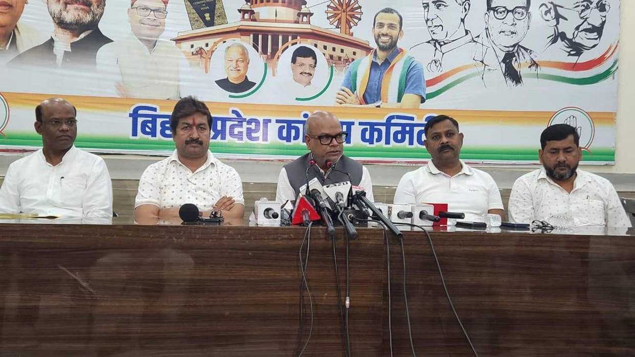 Congress party targeted BJP party Nitish Kumar digitally arrested mismatched alliance in Bihar News