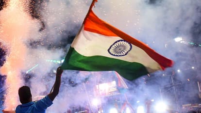 Fans Celebration pictures India historic win nation erupt in celebration people cracking dance in streets