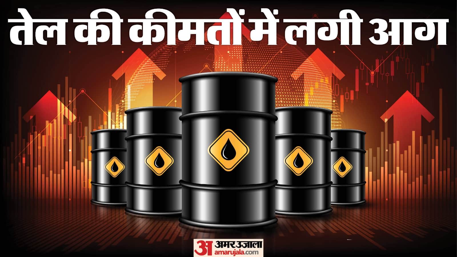 क्रूड तेल की कीमतों में उछाल